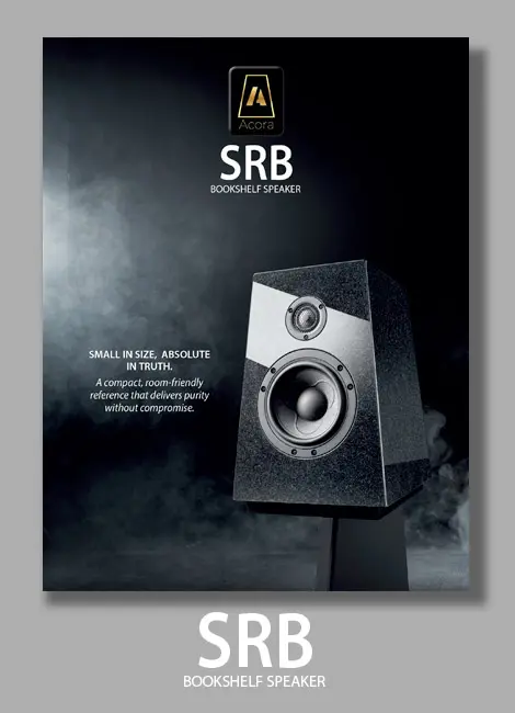 SRB speaker with powerful sound design.